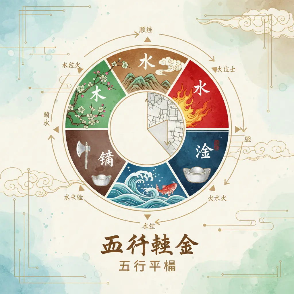 五行平衡 - 五行缺金