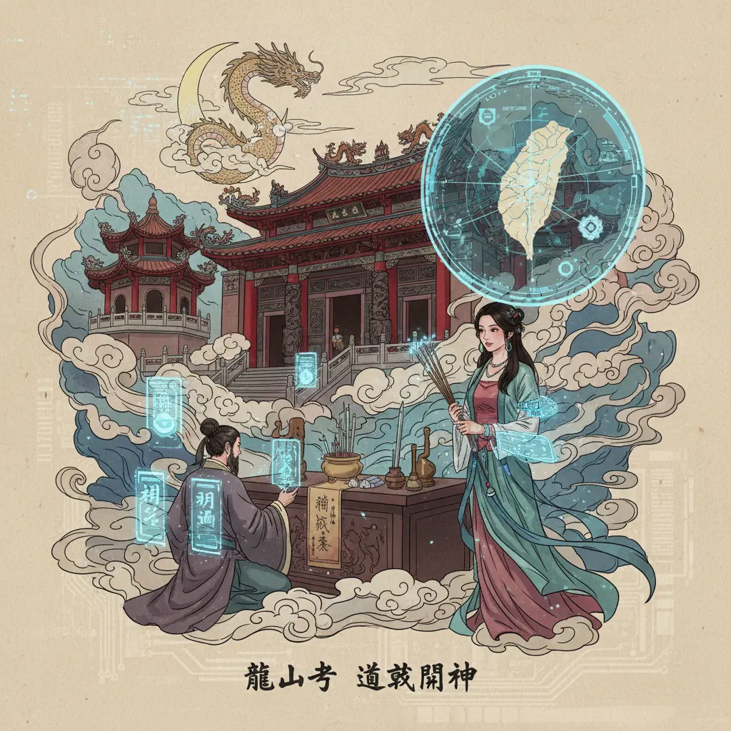 道教問神 - 龍山寺