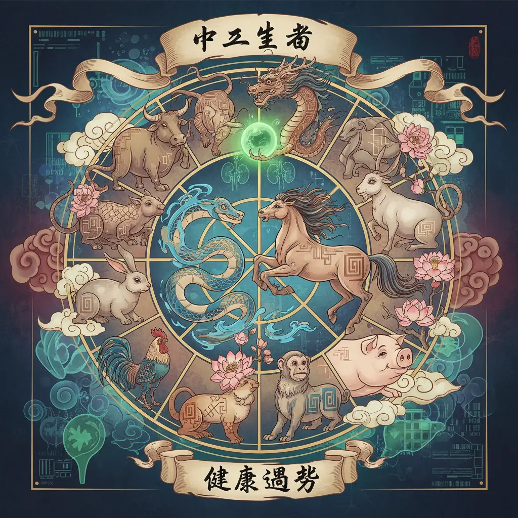 健康運勢 - 十二生肖