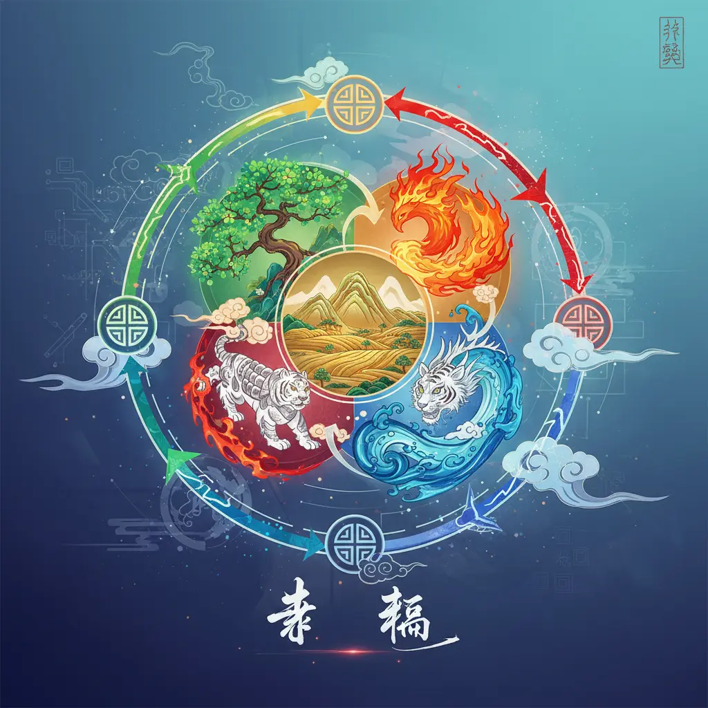 五行平衡 - 五行生剋