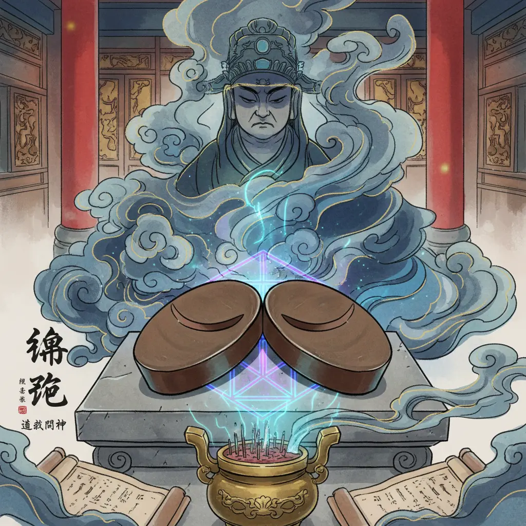 道教問神 - 陰筊