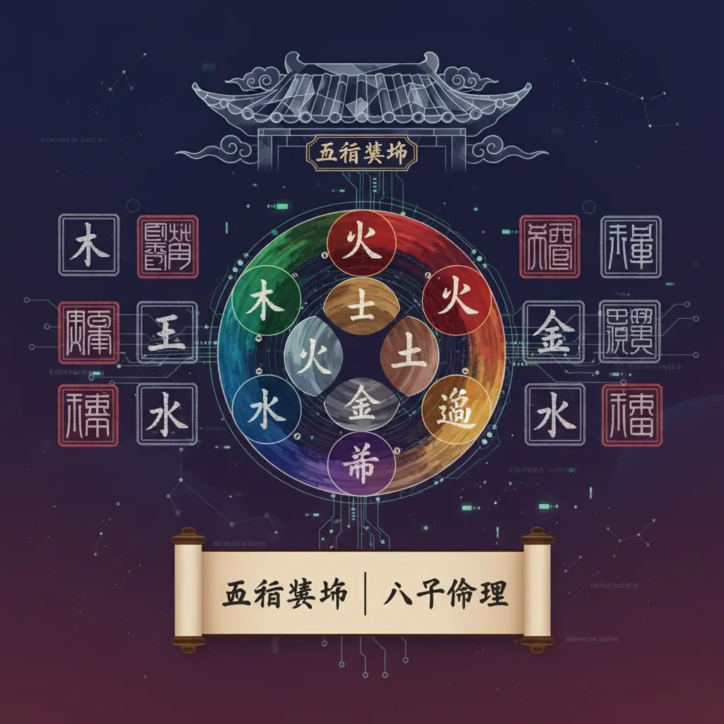八字命理 - 五行結構